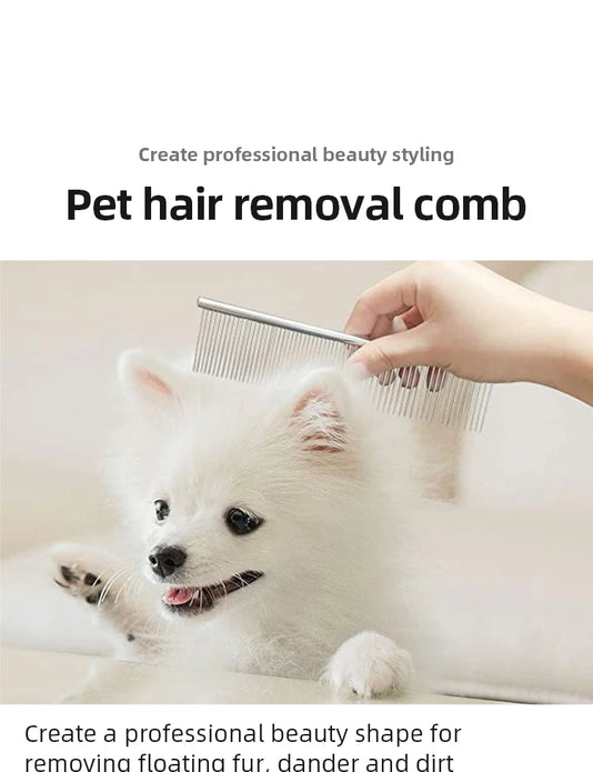 Pet Hair Removal Comb Anti-knot Removal Floating Hair Cleaning and Grooming Tool For Pets