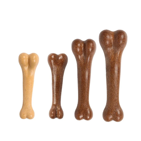 Pet Artificial Bones Chew Toys Natural Non-Toxic Beef Flavor Simulation Bones Toy for Small Large Dog Sturdy Bite Resistant Toy