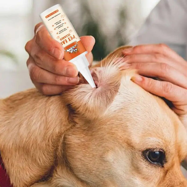 Ear Solution For Dogs Dog Cat Ear Cleaner Wash Odor Remover Itch Relief Gentle Formula Care Liquid Pet Supplies For Soothing