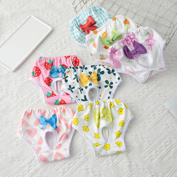 Pet Physiological Pant Dog Diaper Sanitary Clothes Female Dog Menstrual Pants Washable Pet Menstruation Underwear Briefs Product