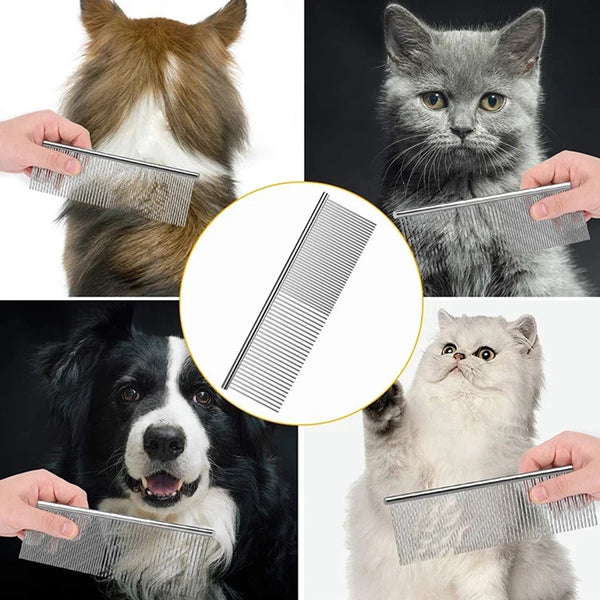 Pet Hair Removal Comb Anti-knot Removal Floating Hair Cleaning and Grooming Tool For Pets