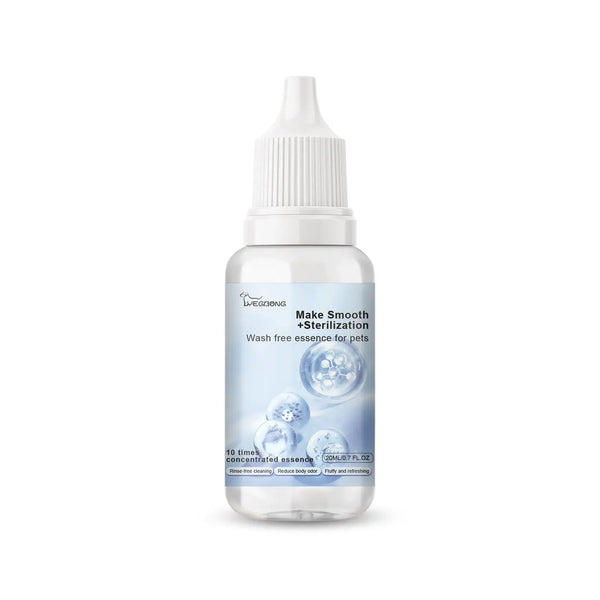 Pet Wash Free Essence Dog Body Wash Hair Softening Removing Dirts Mites Deodorizing Reduce Itching Moisturizing aseo para perros