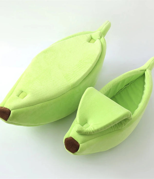 Banana  Bed House Funny Cute Cozy Mat Beds Warm Durable Portable Pet Basket Kennel Dog Cushion Cat Supplies Multicolor