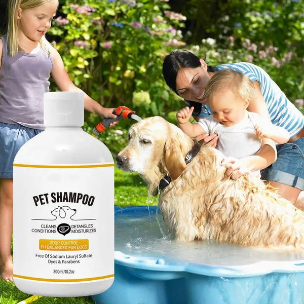 Dog Shampoo 300ml Conditioner Shampoo for Itchy Skin Relief Pet Cleaning Solution Soothes Itchy Skin Pet Bathing Shampoo