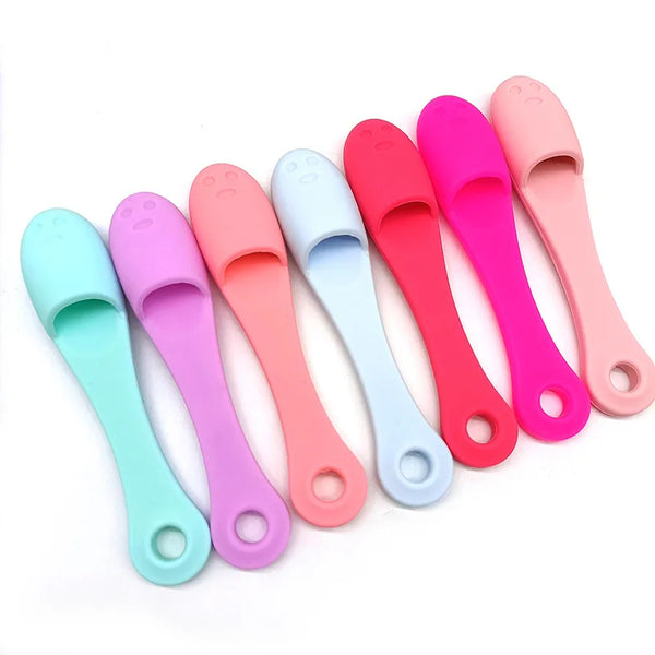 Dog Cat Cleaning Supplies Soft Pet Finger Brush Cats Brush Toothbrush Tear Stains Brush Eye Care Pets Cleaning Grooming Tools