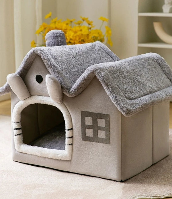 Breathable Warm Pet Bed House Detachable Washable Soft Cushions Kennel for Small Dog Cats Pet Supplies