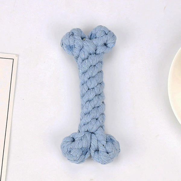 Dog Bones Toys Dogs Bite Resistant Teeth Cleaning Interactive Chew Toy for Small Large Cotton Pet Puppy Molar Toys Pets Products