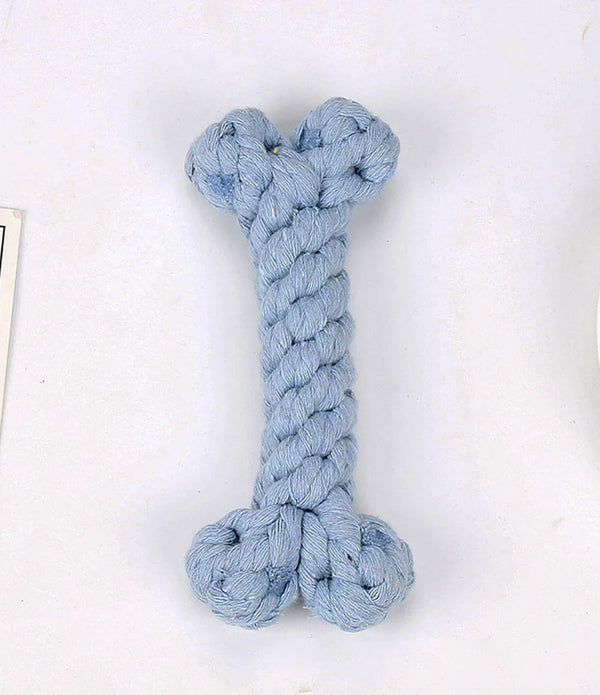 Dog Bones Toys Dogs Bite Resistant Teeth Cleaning Interactive Chew Toy for Small Large Cotton Pet Puppy Molar Toys Pets Products