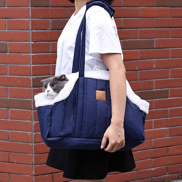 Pet Bag Carriers Handbag Pet Bag Go-out Bag Travel for Puppies Outdoor Travel Portable Soft Shoulder Bag