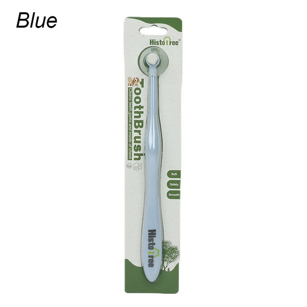 Round Head Pet Toothbrush for Dog Remove Bad Breath and Tartar Dental Care Soft Brush Oral Cleaning Tools for Small Pets Supplie