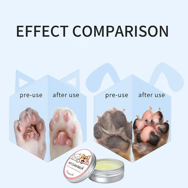 Paw Balm Dog Feet 50g Cat Dog Nose Protector Cream Pet Feet Soothing Moisturizer Pet Crack Feet Repair Accessories for Cats