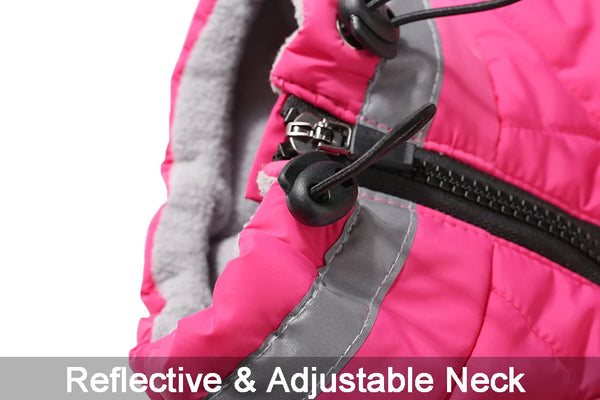 Waterproof Pet Jacket With Harness Winter Warm Dog Clothes for Small Large Dogs Labrador Coat Chihuahua French Bulldog Outfits