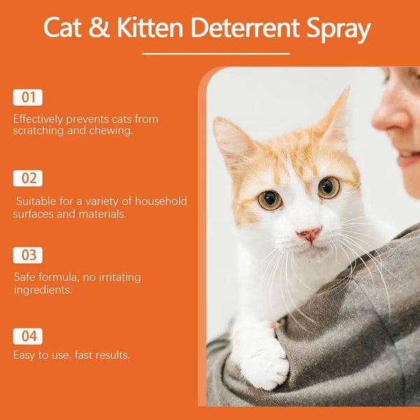 100ML NEW Cat Repellent Spray Keep Pets Away From Anti-scratching And Anti-chewing Household Spray Pet Accessories