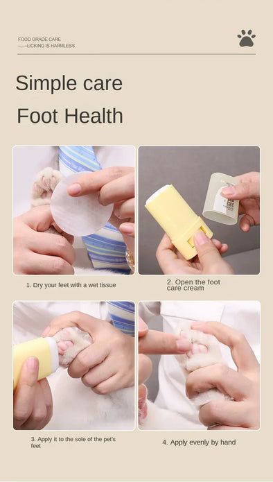 Pet Paw Balm Cracked Feet Cream Dog Cleanser Moisturizer Cat Foot Care Foot Cream