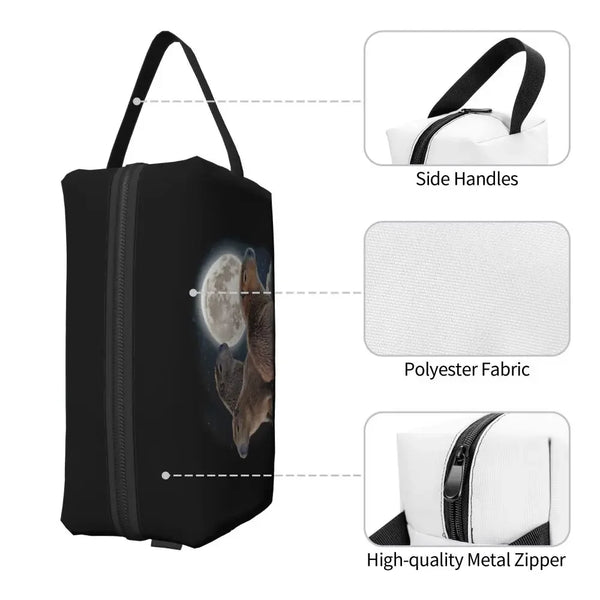 Custom Capybaras In Green Pet Travel Cosmetic Bag Women Capybara Makeup Toiletry Organizer Lady Beauty Storage Dopp Kit