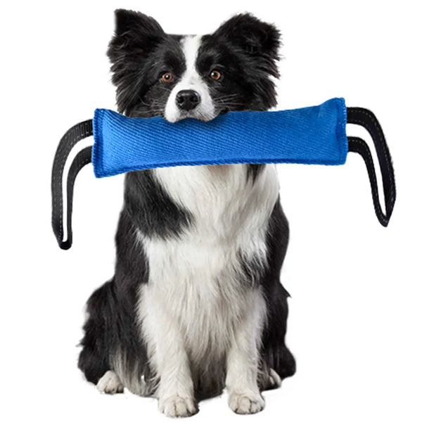 Durable Dog Bite Stick Creative Dog Tug Toy Non-slip Wear-resistant Pet Dog Training Flax Sleeve Toy