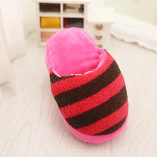 Plush Slipper Shaped Puppy Dog Sound Chew Play Toys for Dog Cats Funny Dog Products Outdoor Training Toy