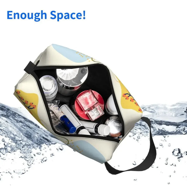 Custom Capybaras In Green Pet Travel Cosmetic Bag Women Capybara Makeup Toiletry Organizer Lady Beauty Storage Dopp Kit