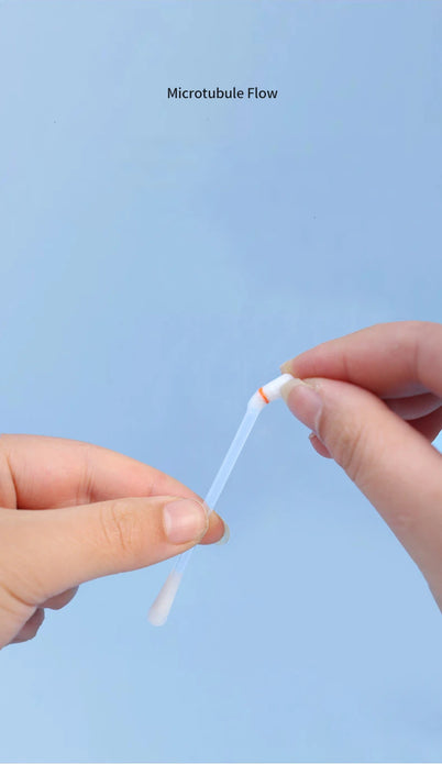 50pcs Pet Ear Cleaning Dry-Wet Swab Ear Stain Remover Cleaning Individual Pack Dogs Cats Ear Care Microtubule Flow Swab Product