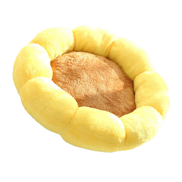 Flower Pet Bed Pet Bed Cute Flower Shape Soft Comfortable 360 Degree Support Round Dog Bed for Bedroom Living Room Small Dog Bed